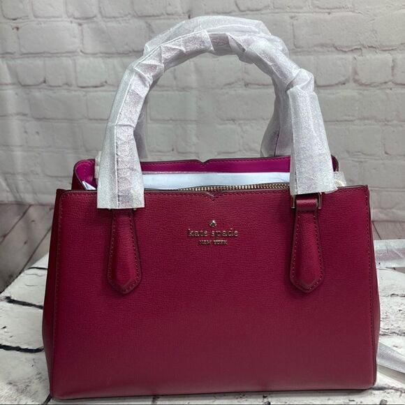 KATE SPADE TIPPY SMALL LEATHER SATCHEL BAG NWT - Picture 15 of 15